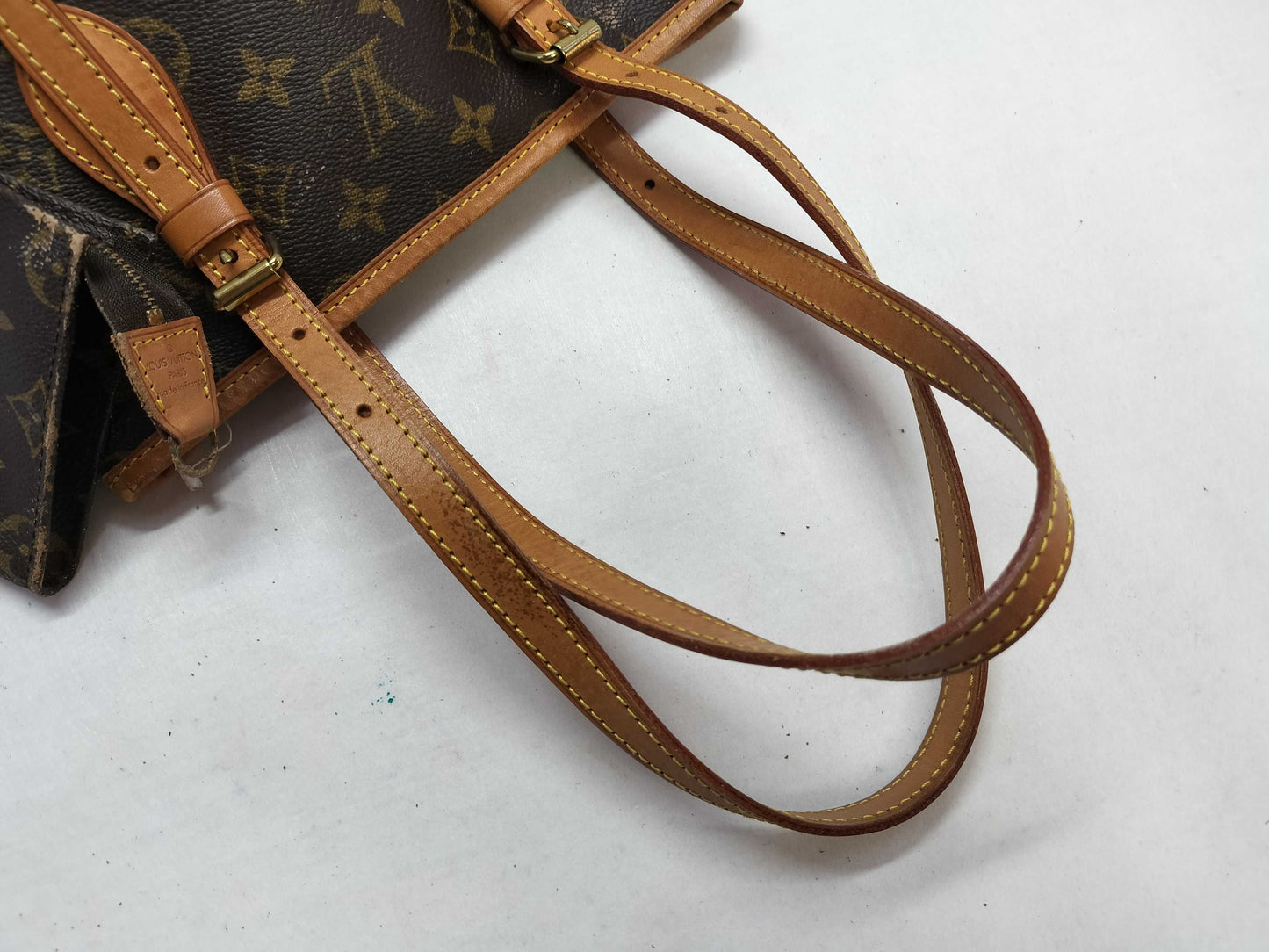 LOUIS VUITTON Monogram M42238 Bucket PM AR0957 Handbag