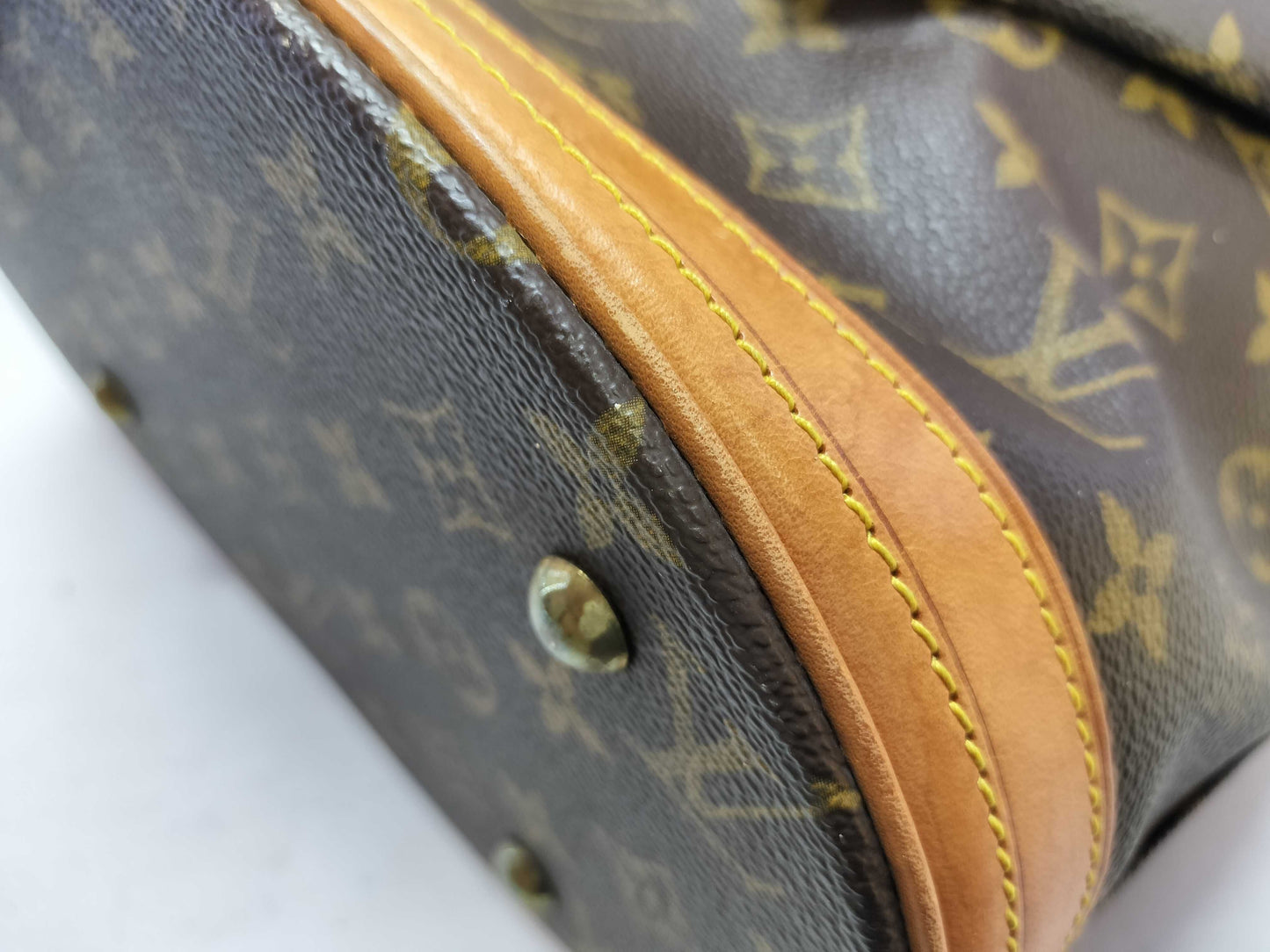 LOUIS VUITTON Monogram M42238 Bucket PM AR0957 Handbag