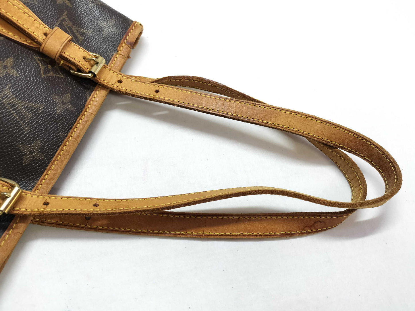 LOUIS VUITTON Monogram M42238 Bucket PM VI0061 Tote Bag