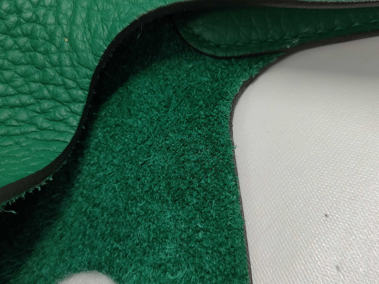 HERMES Picotin Lock PM Green Handbag with 24 Years' W Stamp and G Hardware