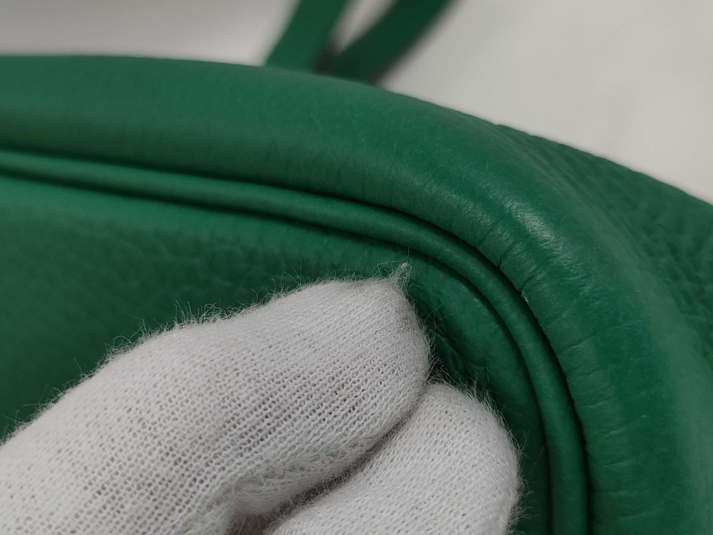 HERMES Picotin Lock PM Green Handbag with 24 Years' W Stamp and G Hardware