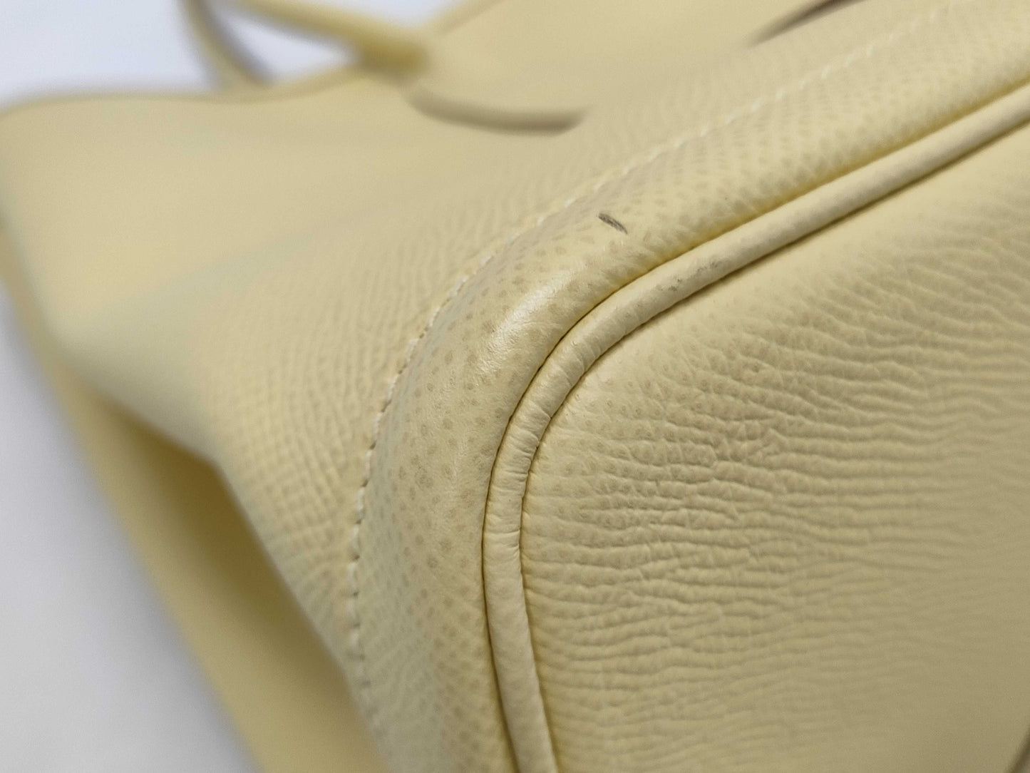 HERMES Garden Party 30 Epson Yellow Z-stamped 21st Anniversary Tote Bag