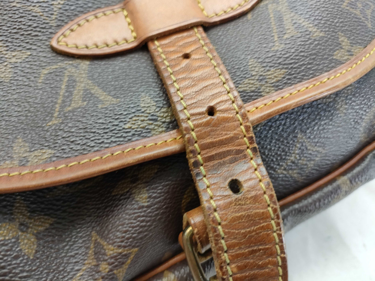 LOUIS VUITTON Monogram Saumur 30 Shoulder Bag