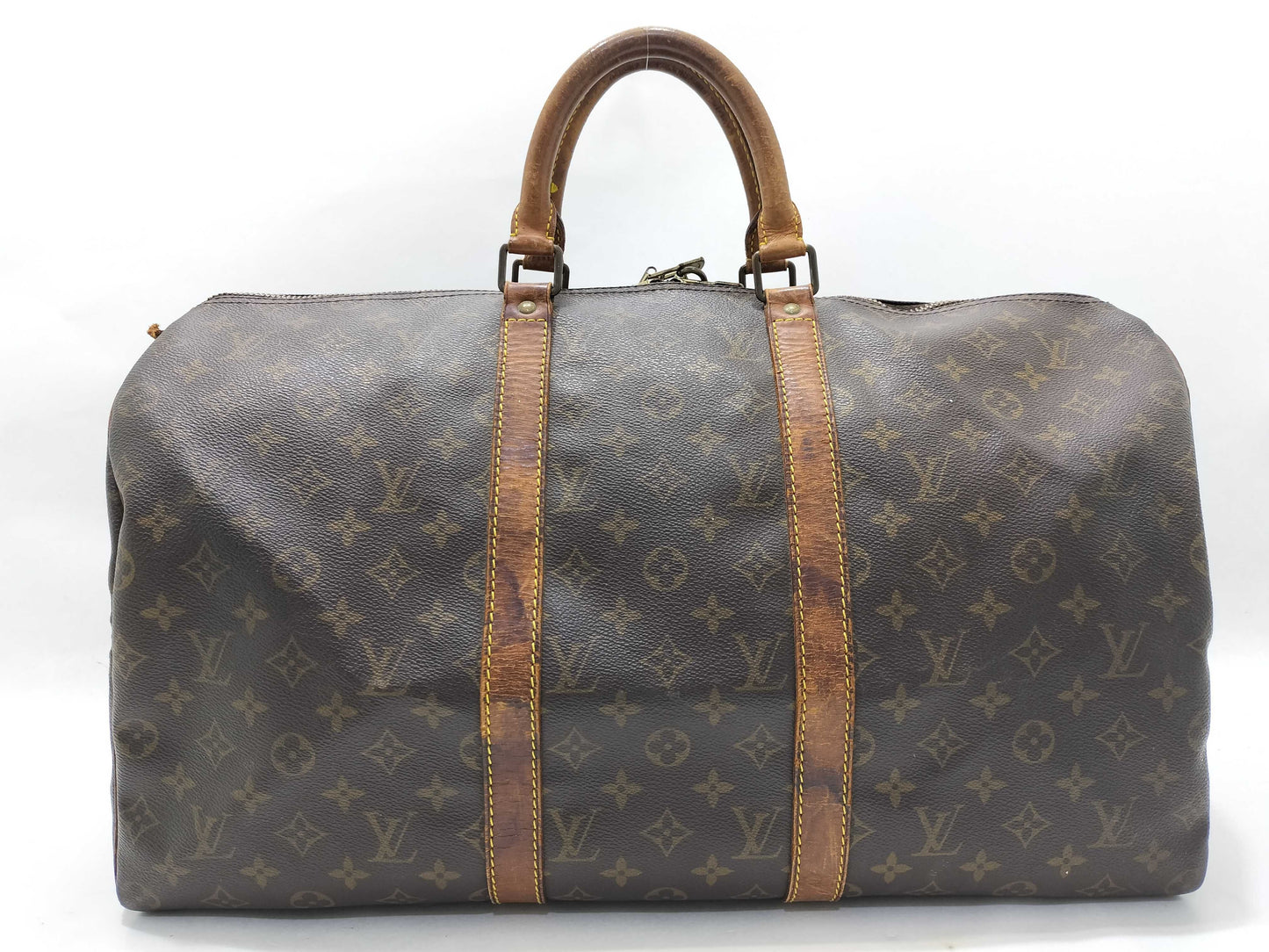 LOUIS VUITTON M41426 Monogram Louis Vuitton Keepall 50 Boston Bag