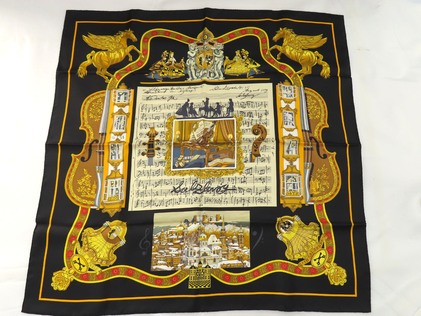 HERMES Carre HERMES Carre Carre 90 IN SALZBURG Scarf Scarf