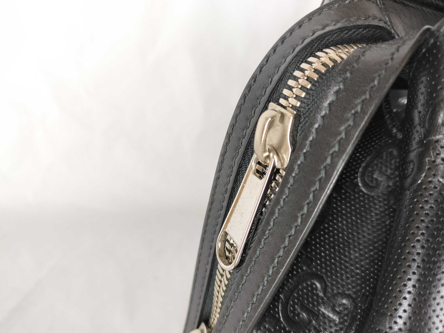 GUCCI GG Embossed Tote Bag Black 628774 Tote Bag