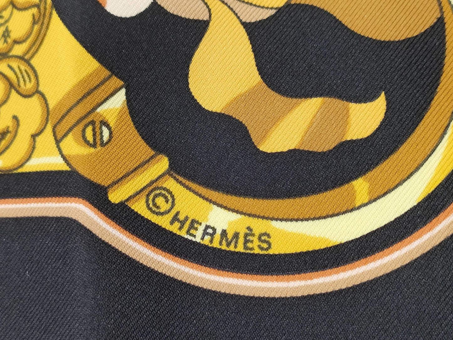 HERMES Carre 90 Sawdust Other Accessories