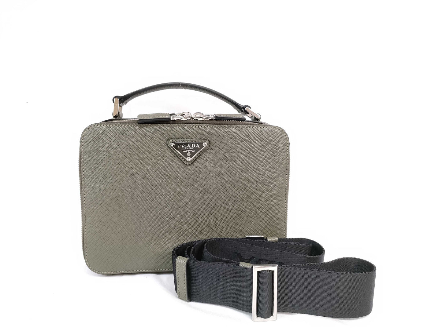 PRADA Saffiano Travel 2-Way Shoulder Bag 2VH069 Shoulder Bag
