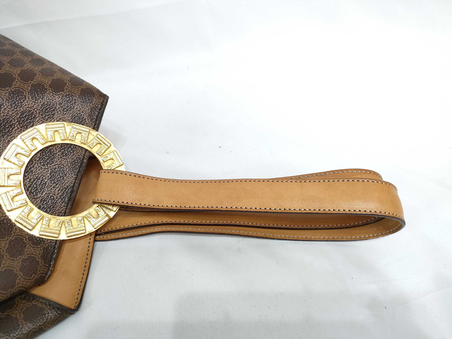 CELINE Macadam Circle Shoulder Bag Handbag