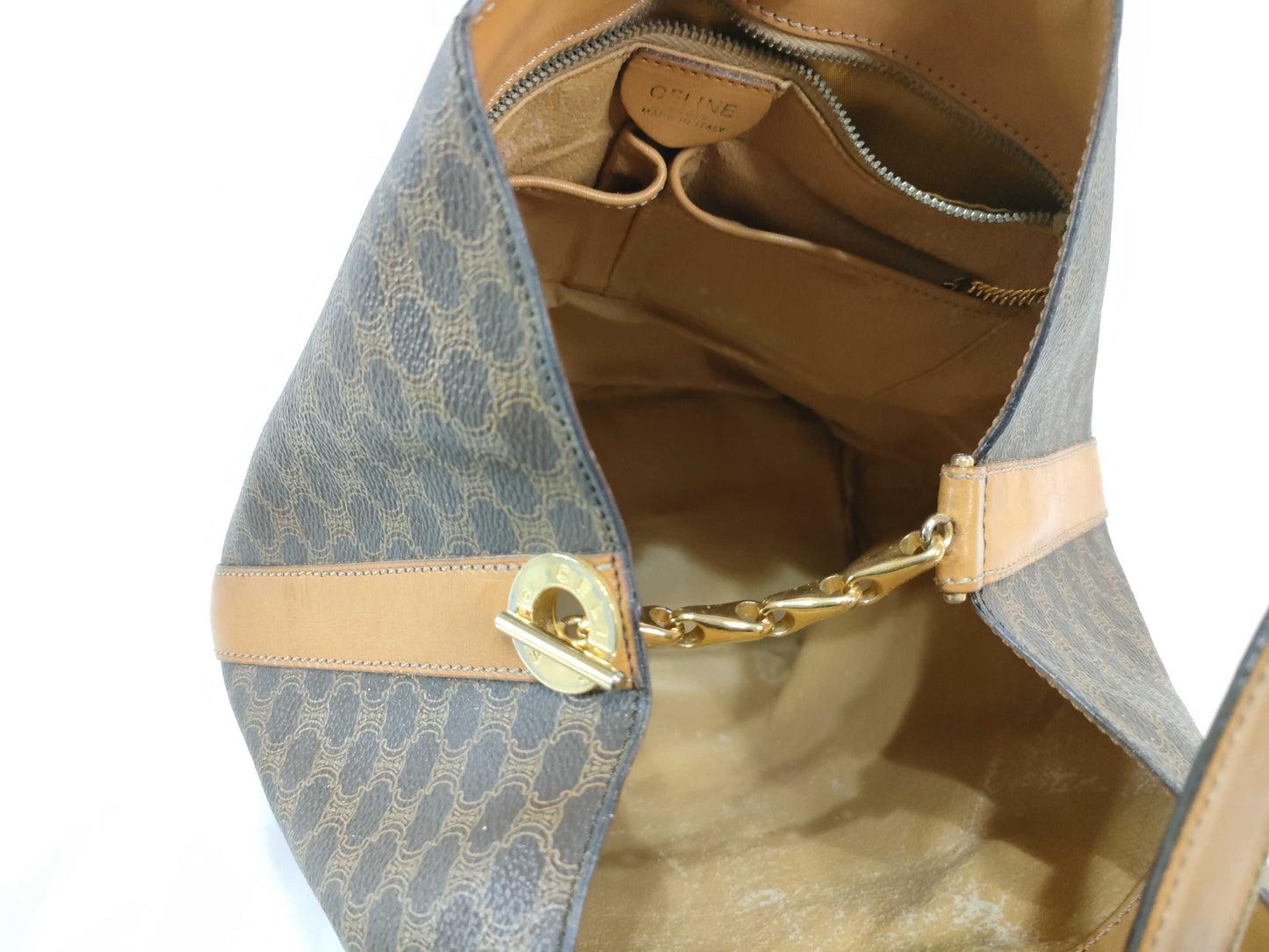 CELINE Macadam Circle Shoulder Bag Handbag