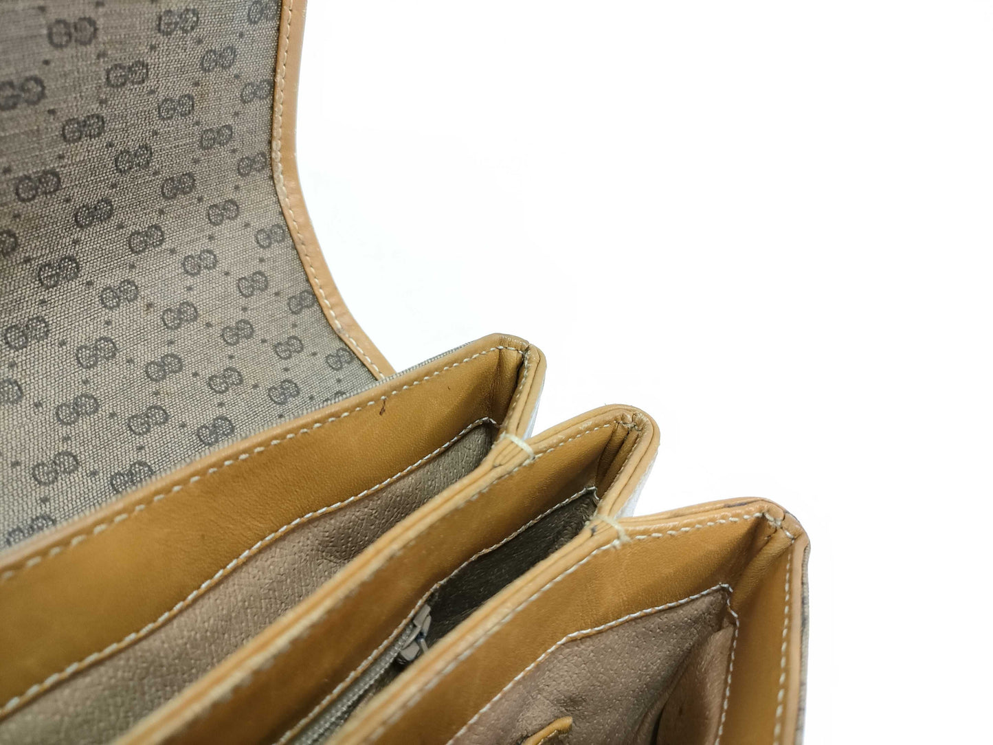 GUCCI Old Gucci GG Canvas Shoulder Bag Tote Bag 3-Piece Set Handbag