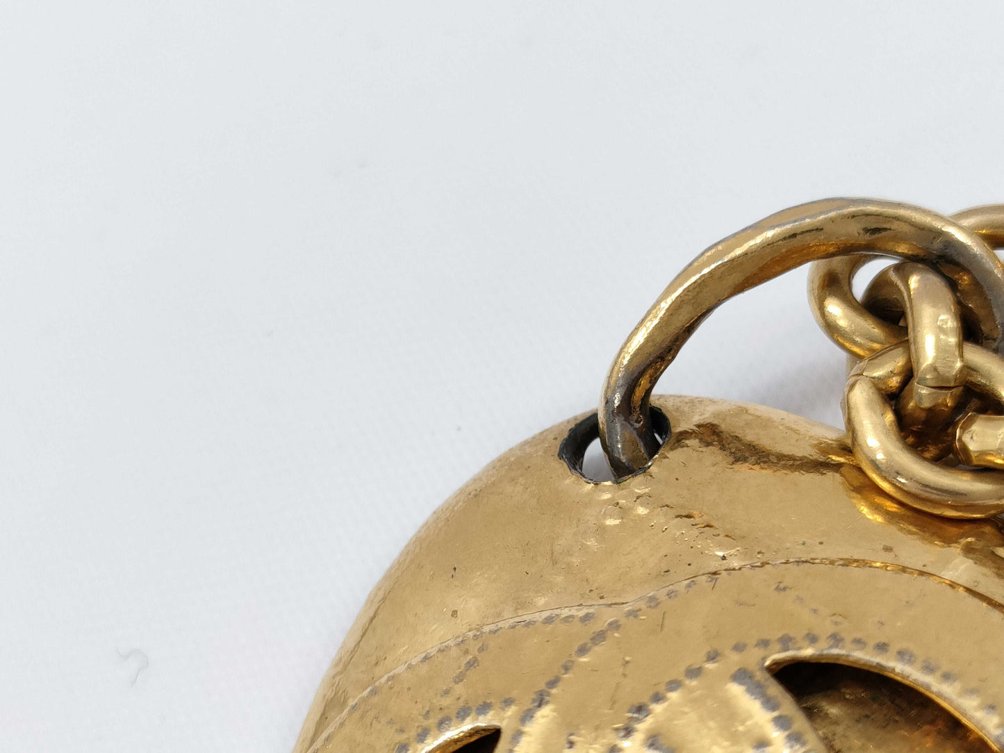 CHANEL Coco Mark 94P Vintage Necklace