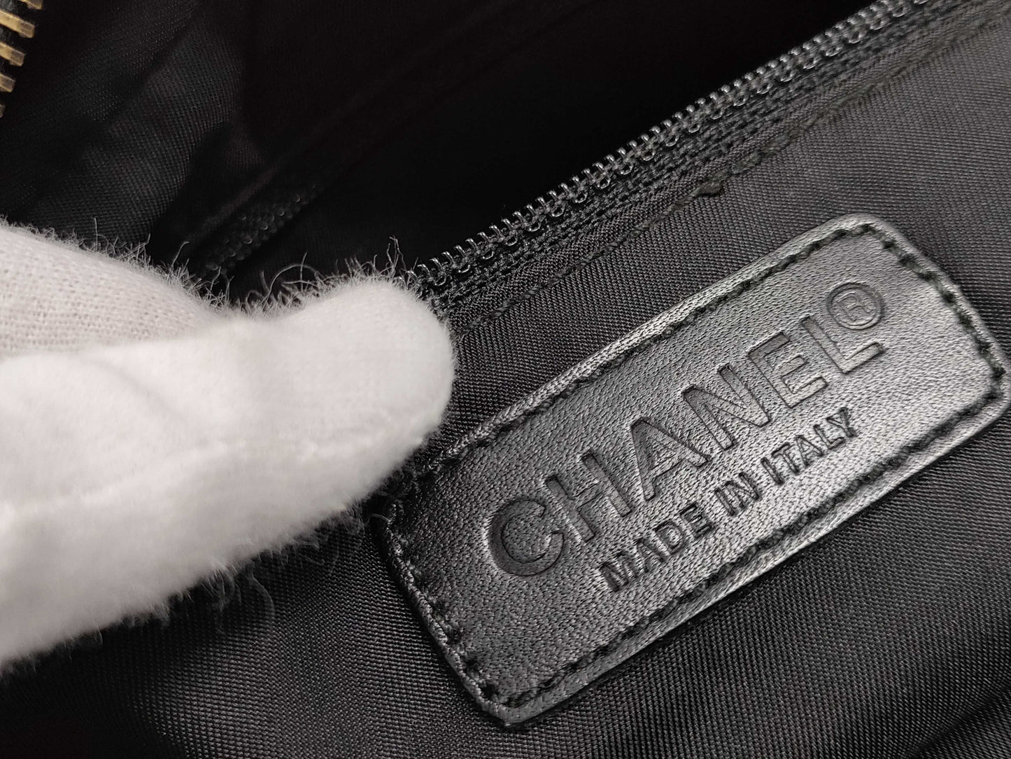 CHANEL New Travel Line Handbag Black Handbag