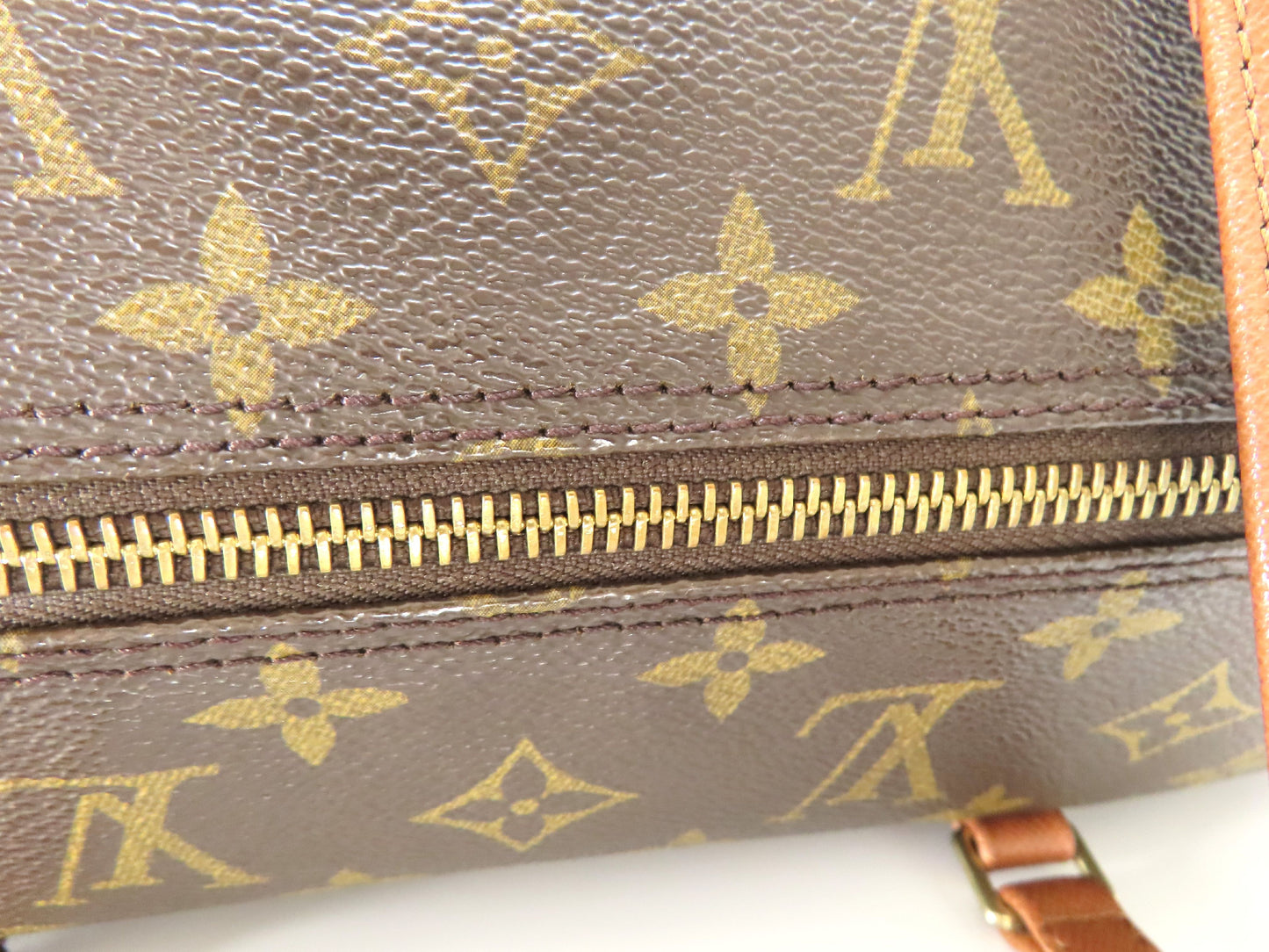 LOUIS VUITTON Monogram Papillon Handbag with Pouch M51365
