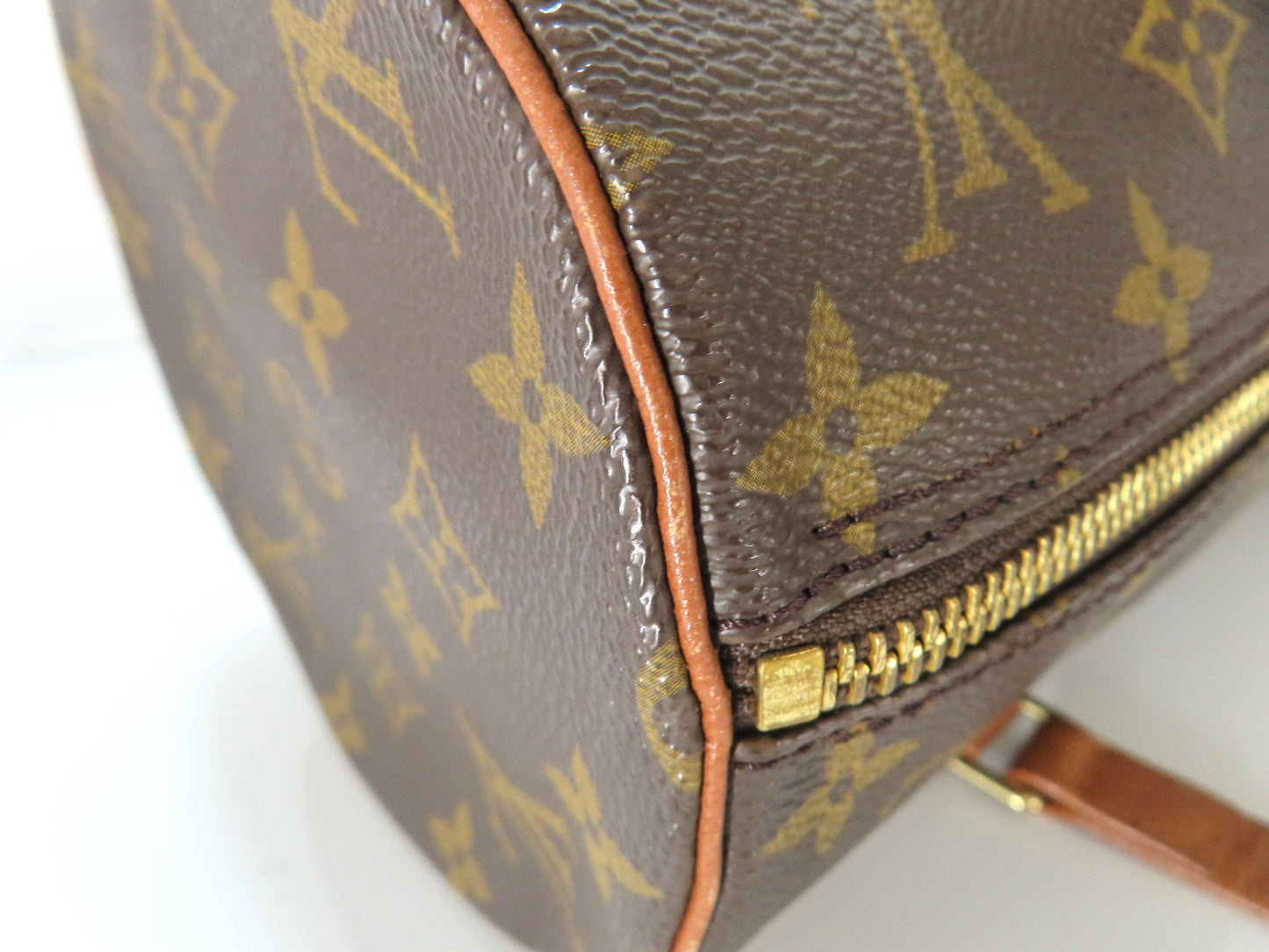 LOUIS VUITTON Monogram Papillon Handbag with Pouch M51365