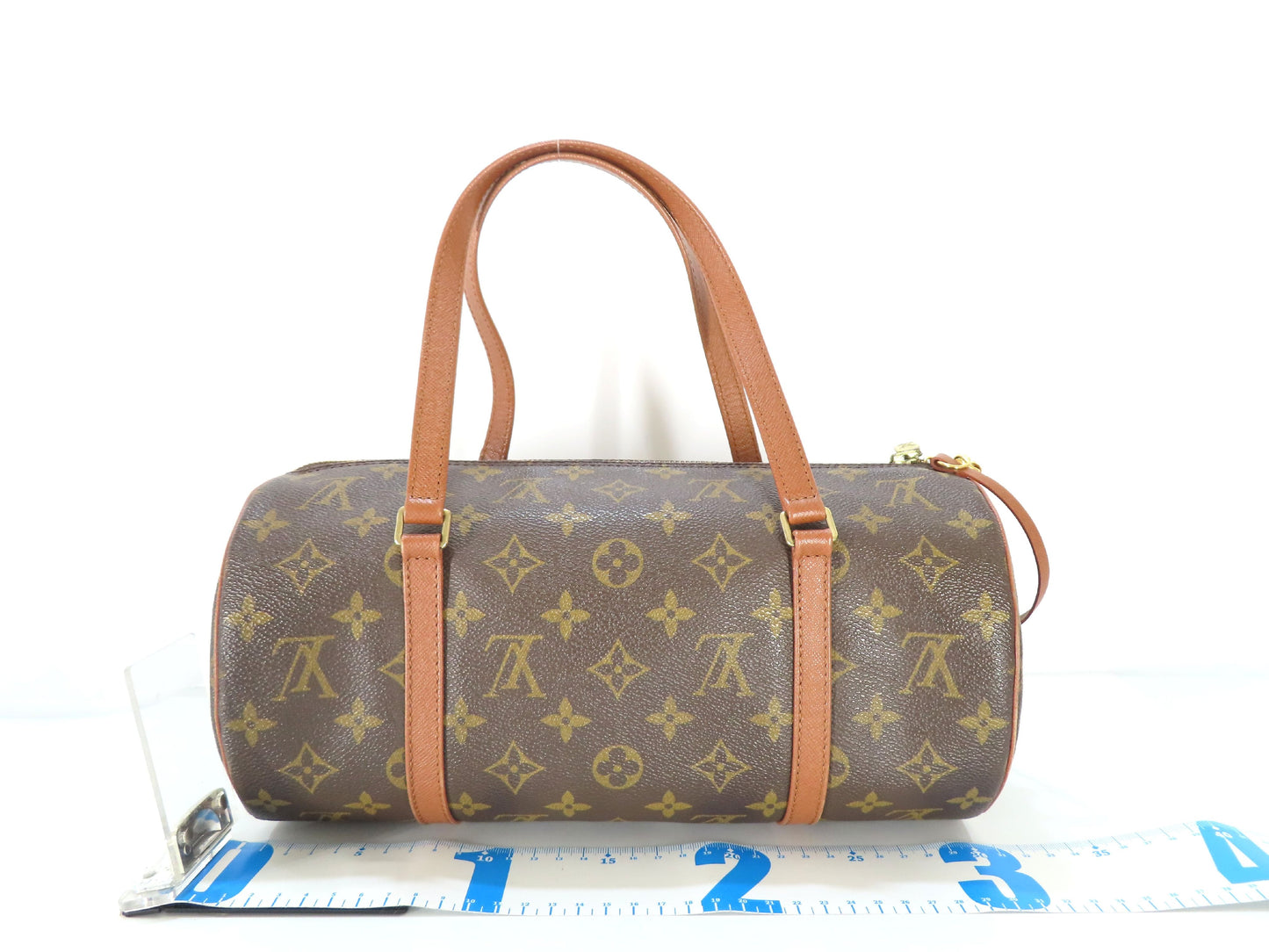 LOUIS VUITTON Monogram Papillon Handbag with Pouch M51365