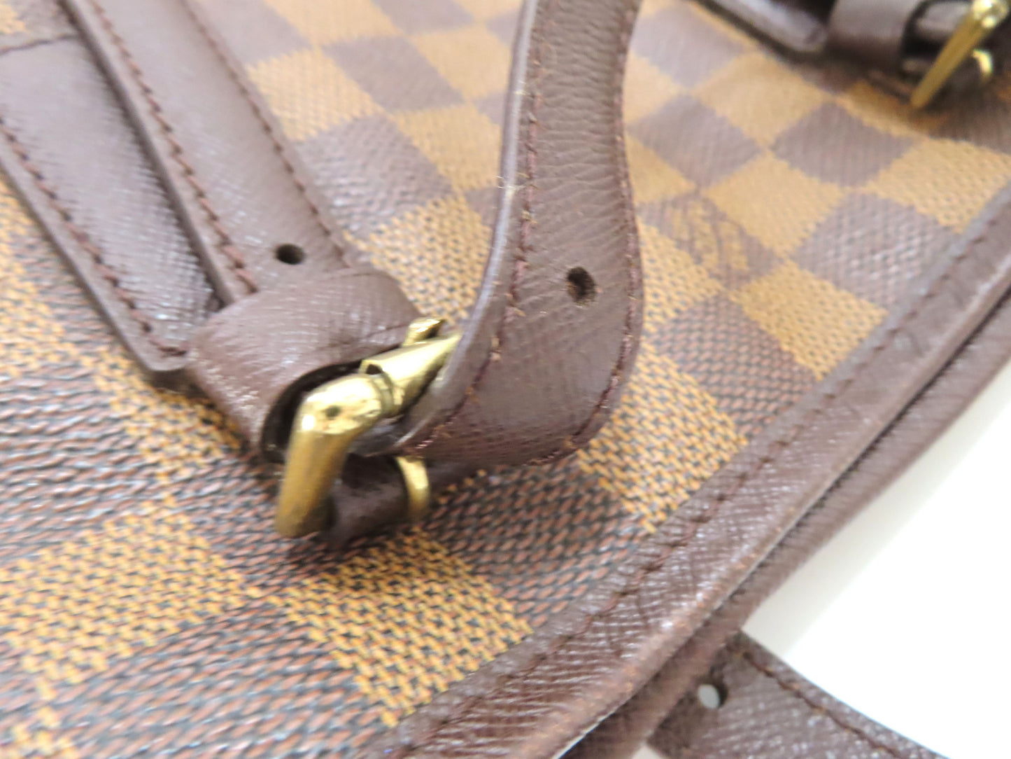 LOUIS VUITTON Damier Mare N42240 Tote Bag with Pouch