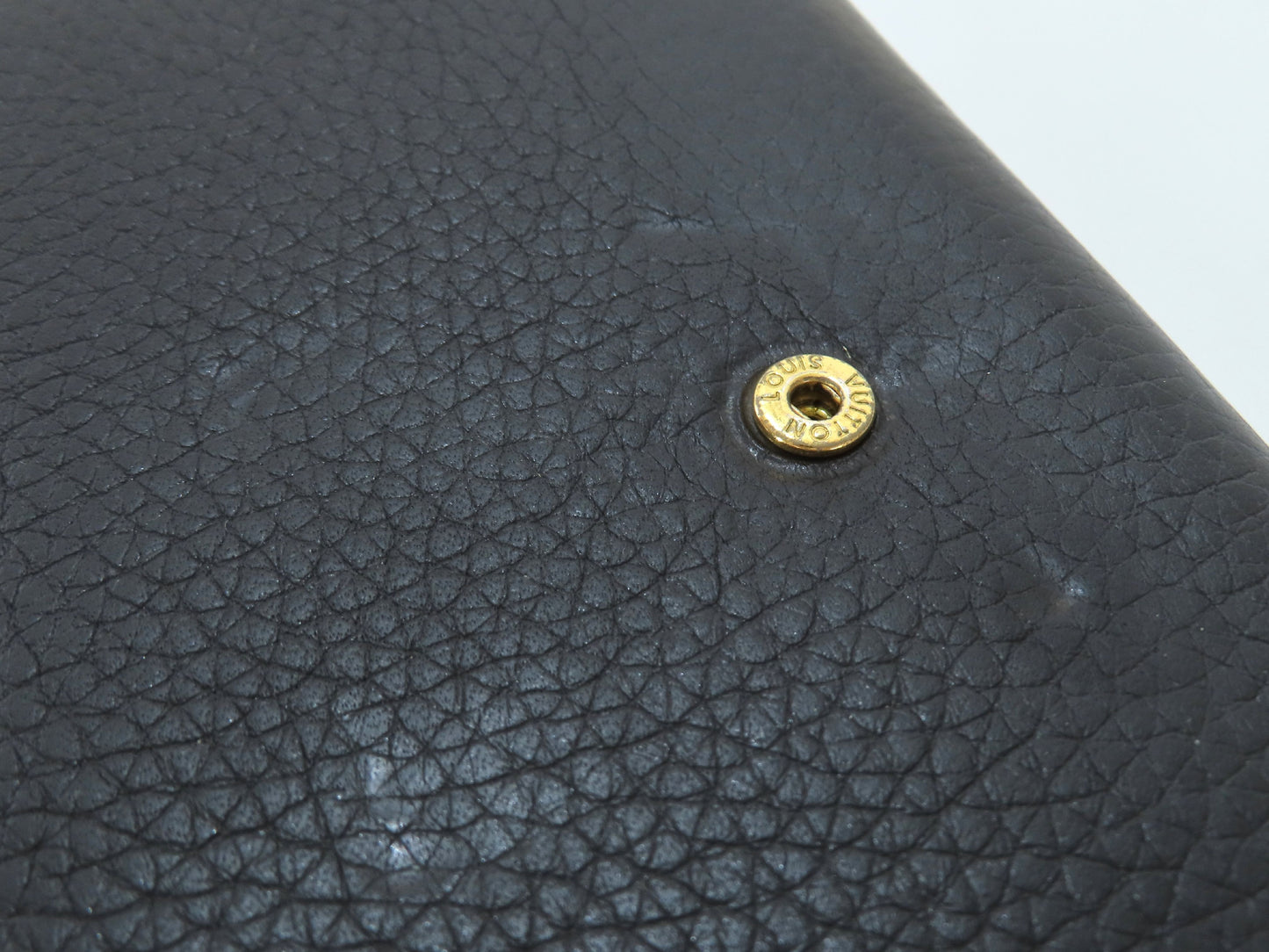 LOUIS VUITTON Taurillon Capucines Portefeuille M61248 Black Wallet