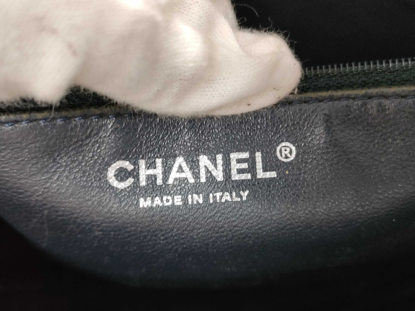 CHANEL Caviar Coco Mark 2-Way Handbag Shoulder Bag Handbag