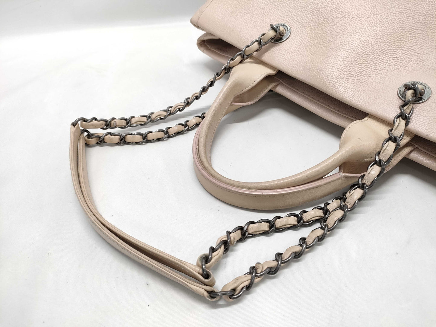 CHANEL Caviar Coco Mark 2-Way Handbag Shoulder Bag Handbag