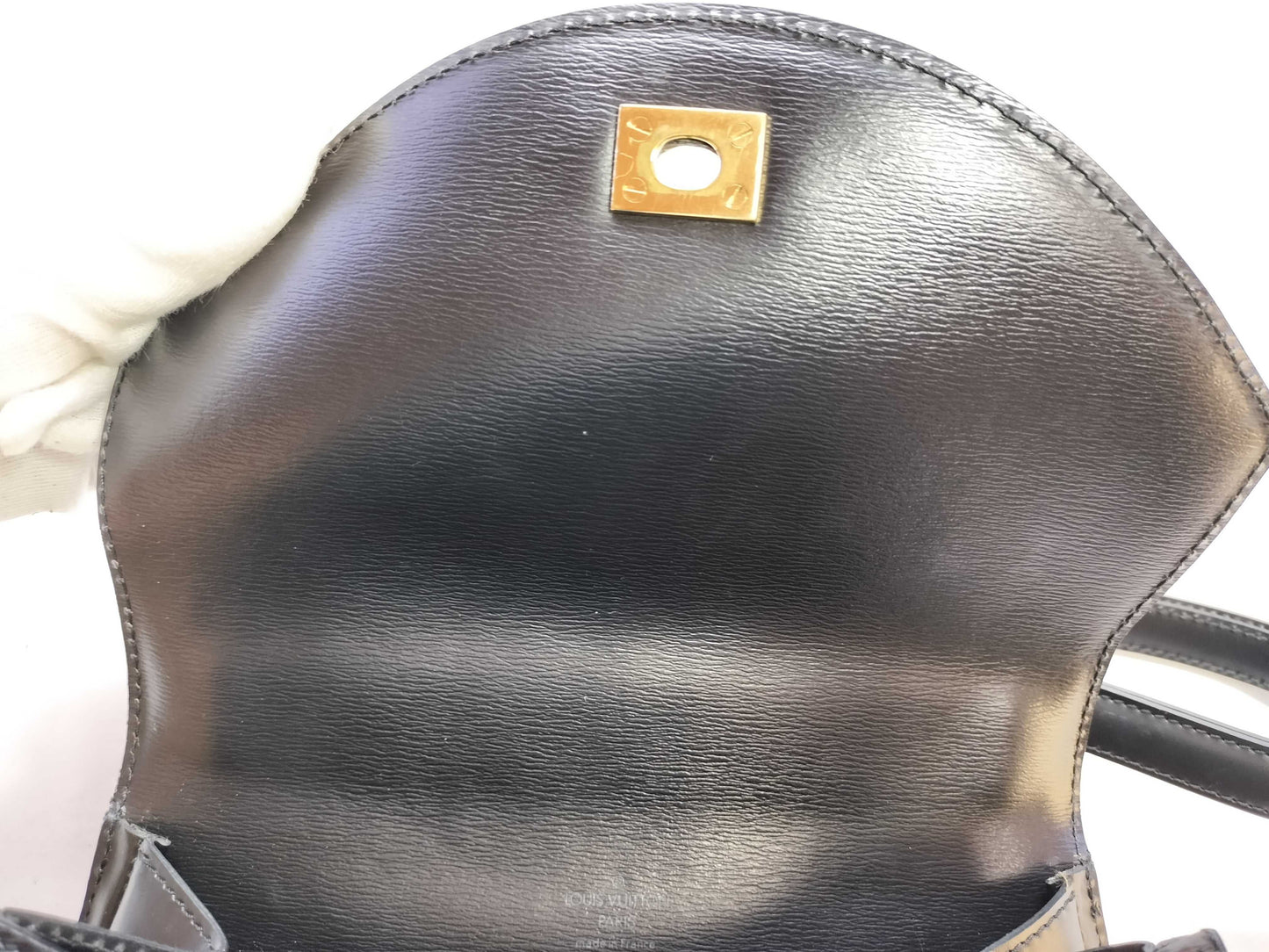 LOUIS VUITTON Epi Tilsitt Noir Shoulder Bag M52482
