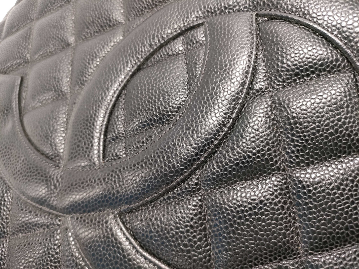 CHANEL Caviar Leather Reproduction Tote Bag with GD Hardware