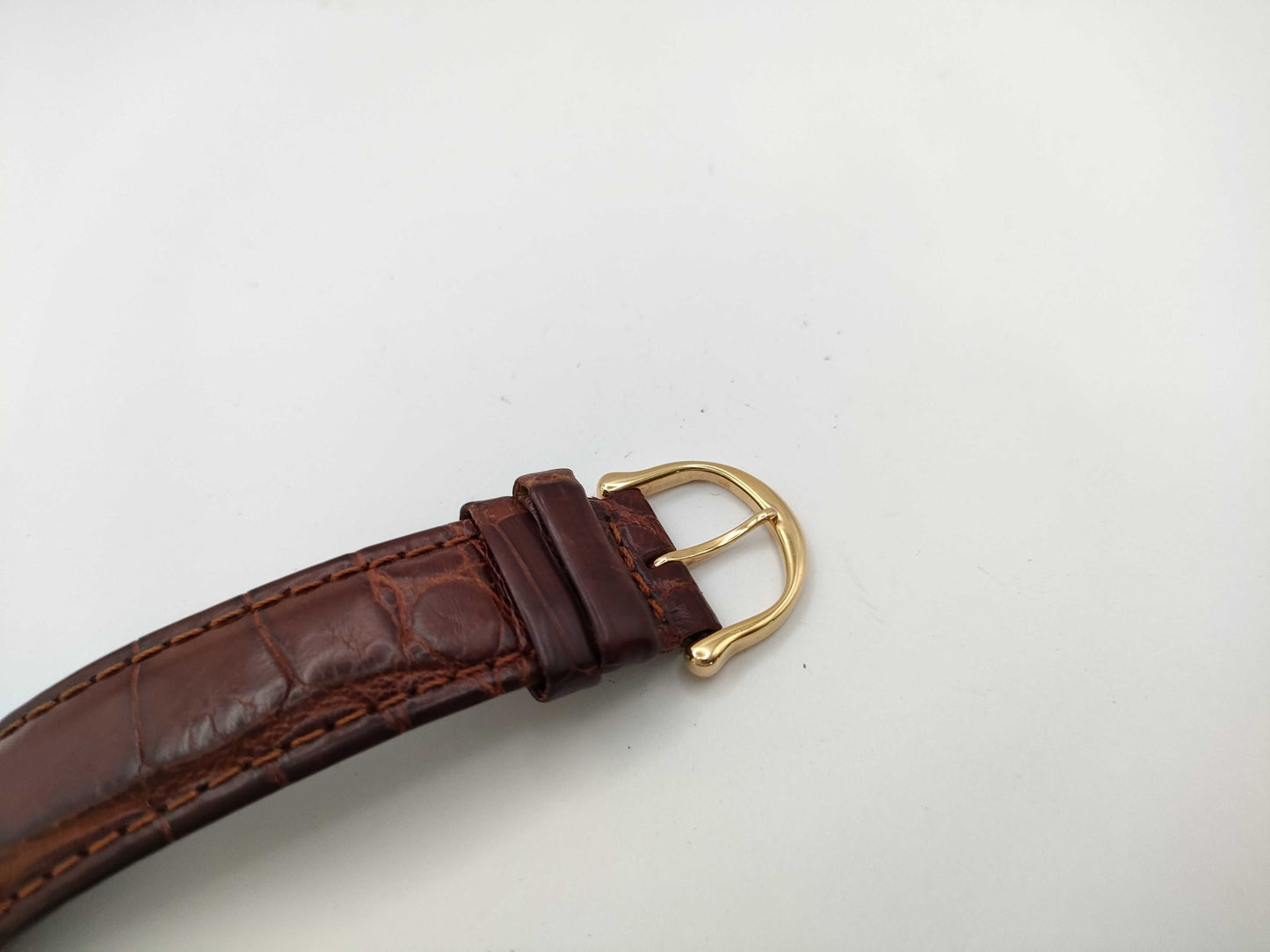 MAURICE LACROIX Calendar Retrograde AD42764 76847 Manual Winding 18K Yellow Gold Men's Watch
