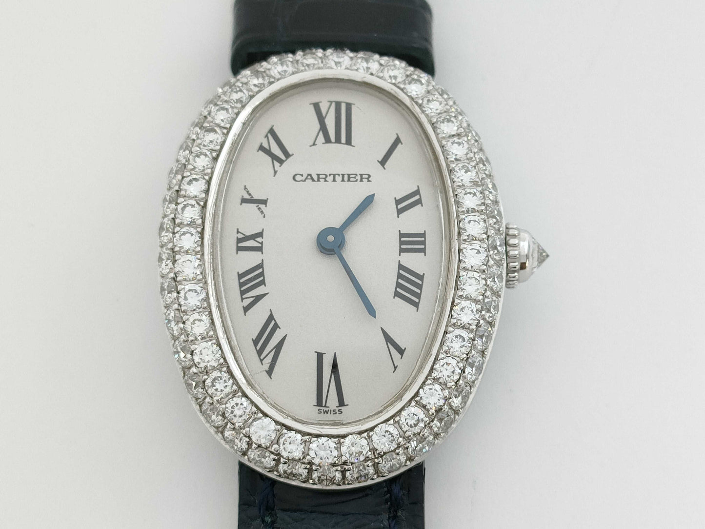 Cartier Baignoire W15133L2 1955 195883CD K18WG Women's Watch