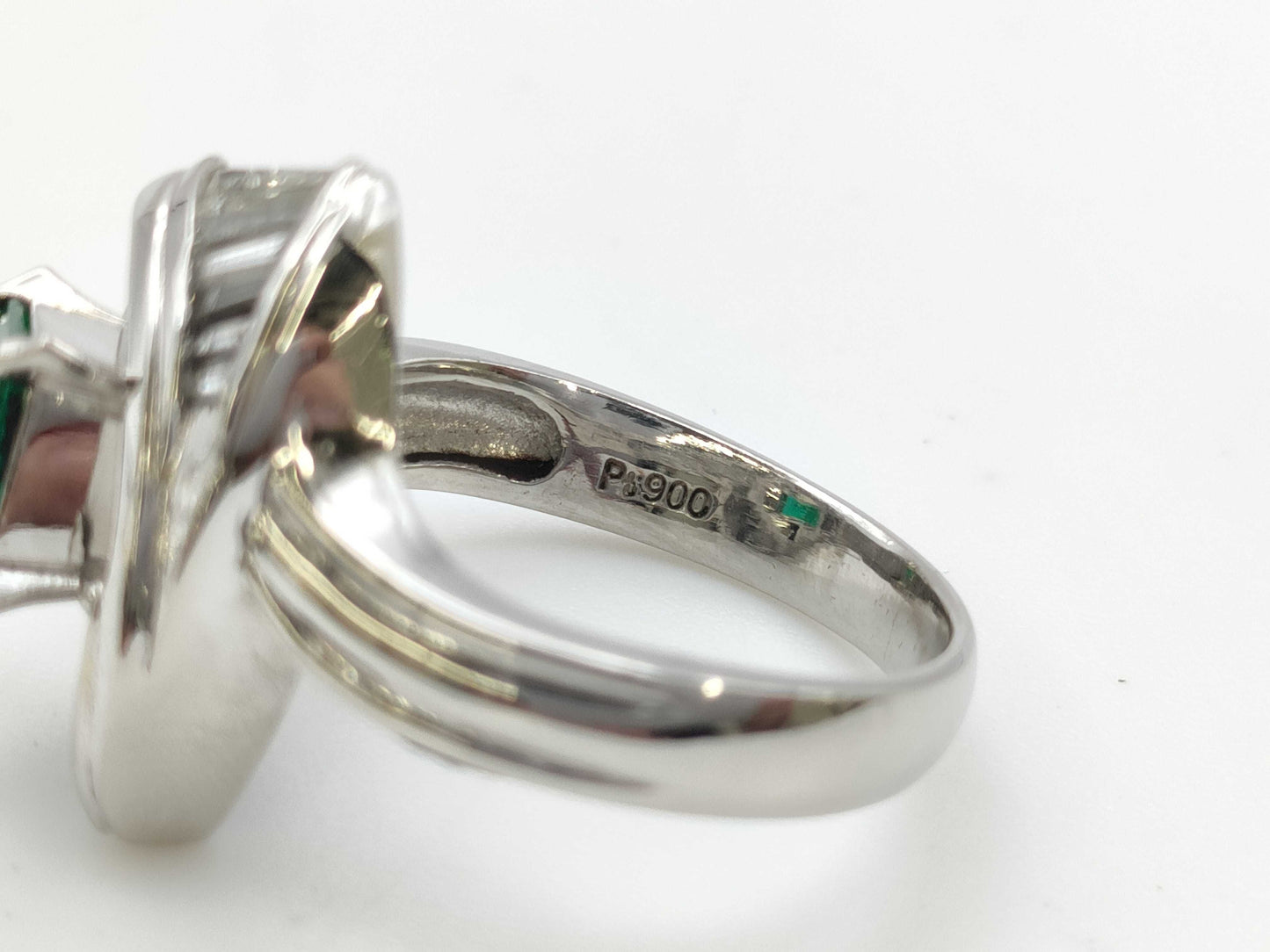 E1.03ct D0.63ct PT900 12.0g Ring