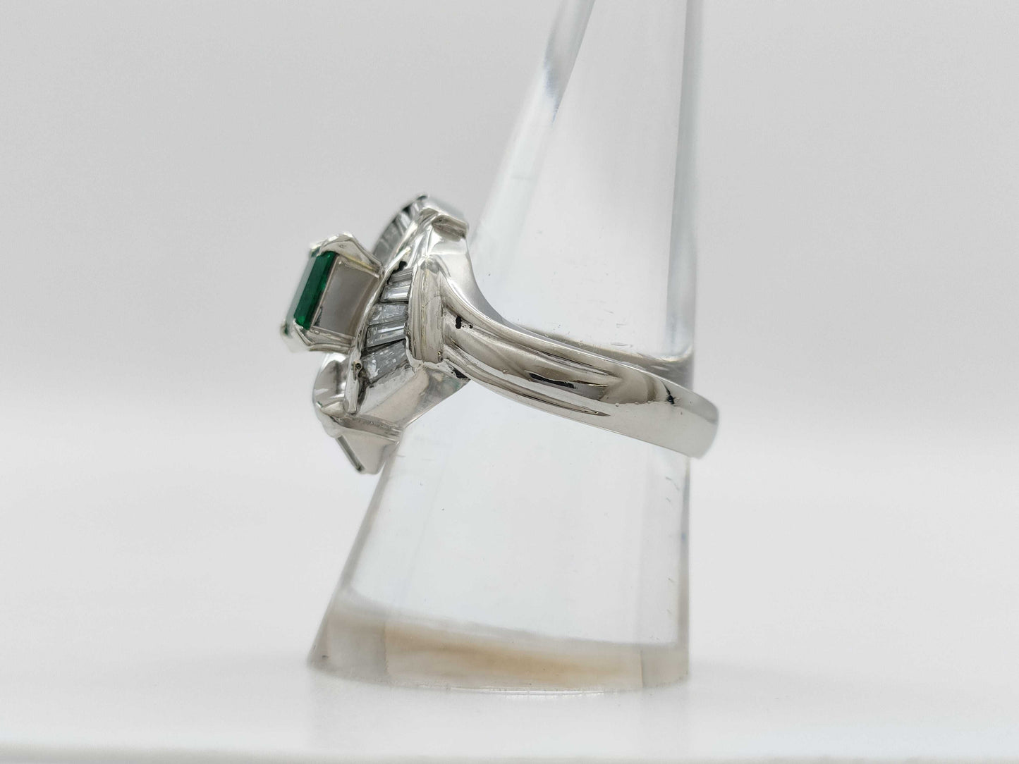 E1.03ct D0.63ct PT900 12.0g Ring