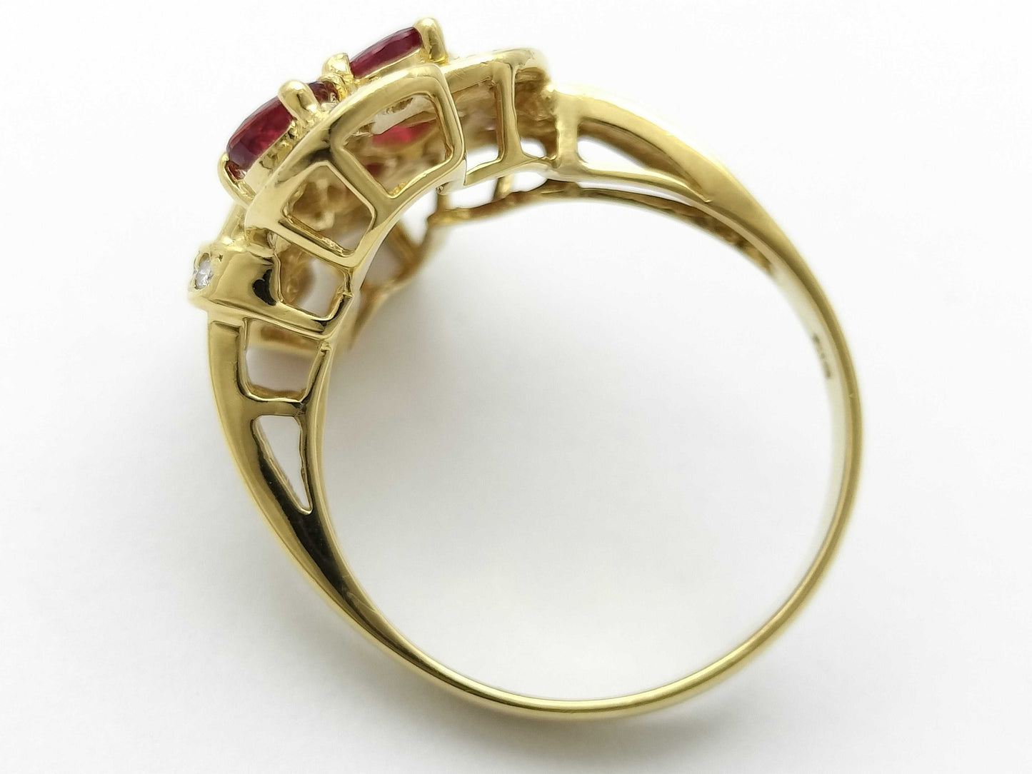 R1.20ct D0.10ct K18 5.3g Ring