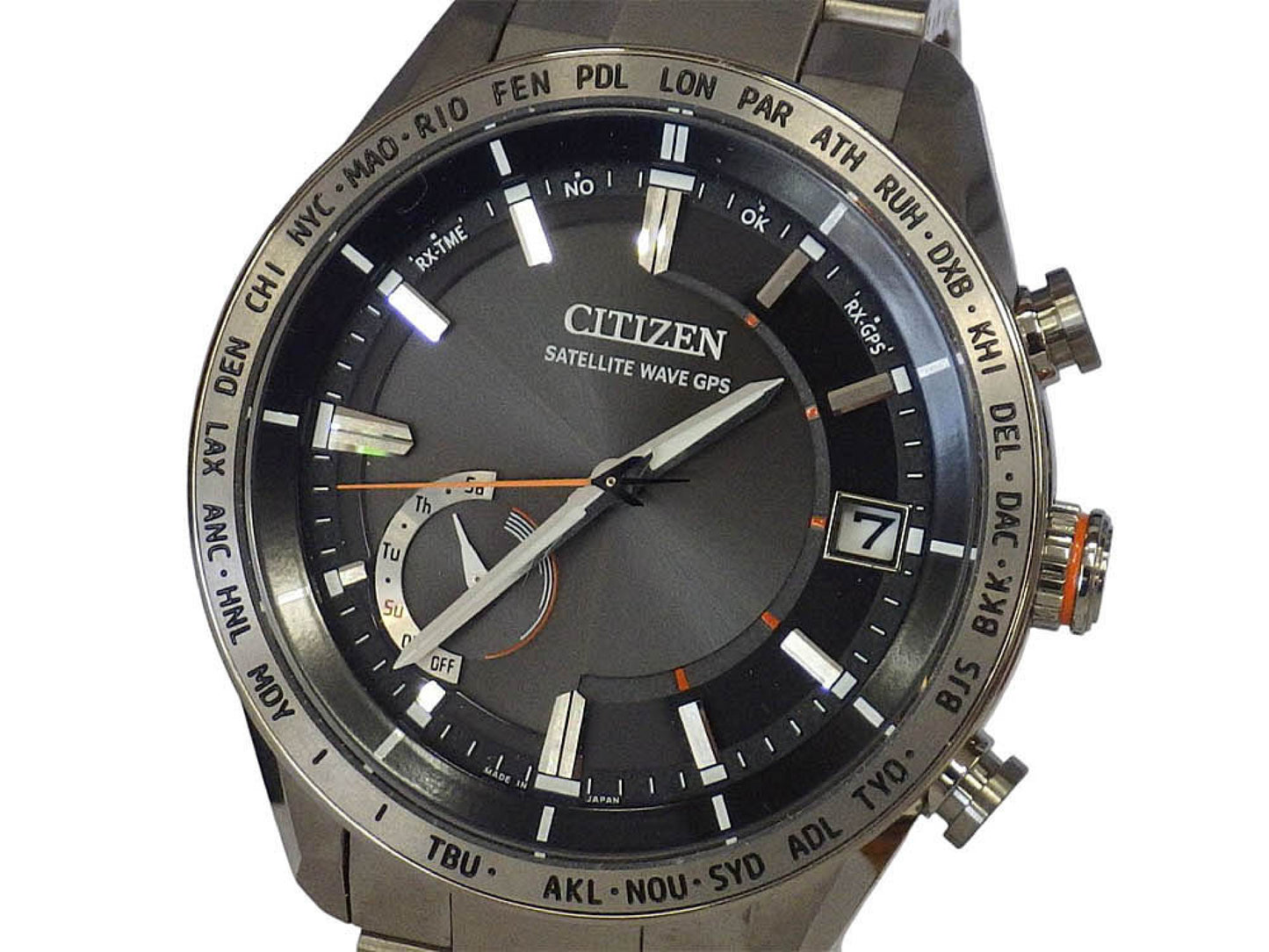 CITIZEN Satellite Wave F150-T025790 Titanium Eco-Drive GPS Satellite Radio Wave 9N1030057 Men's Watch