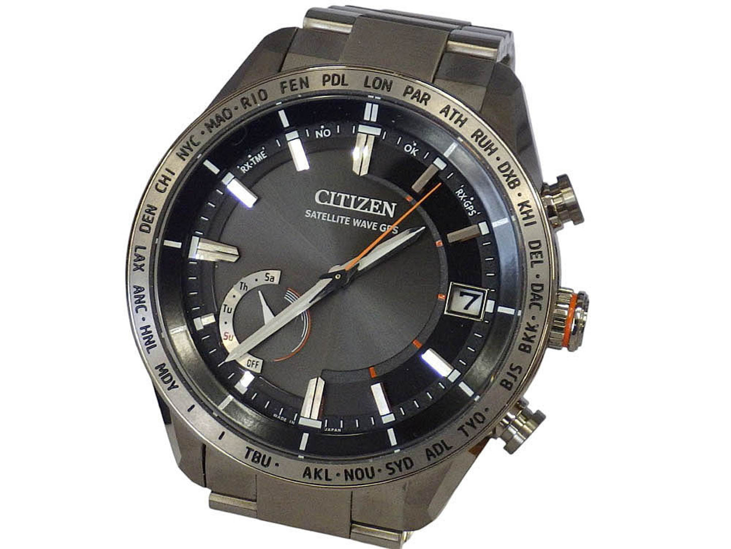 CITIZEN Satellite Wave F150-T025790 Titanium Eco-Drive GPS Satellite Radio Wave 9N1030057 Men's Watch