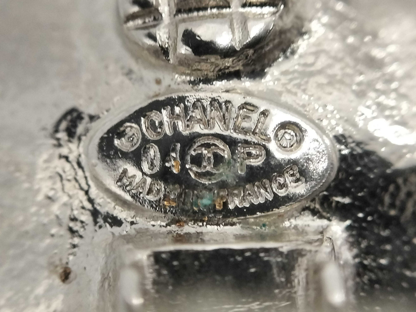 CHANEL Coco Mark Clover 04P Earrings
