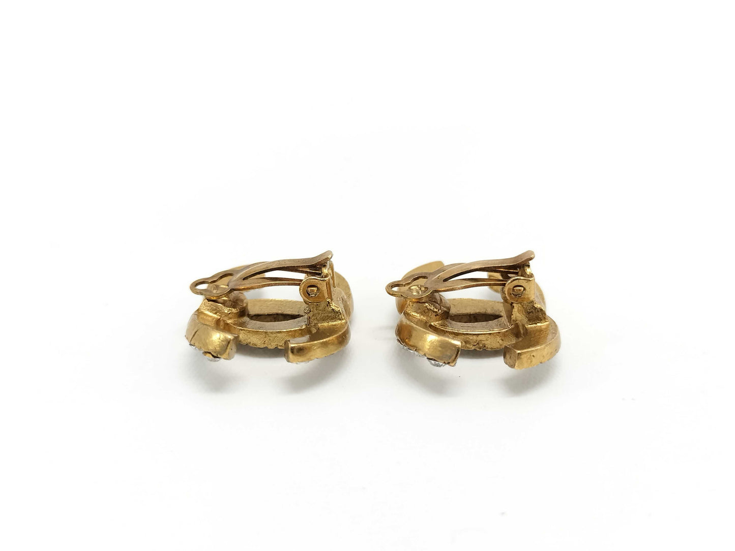 CHANEL Coco Mark Rhinestone 02A Earrings