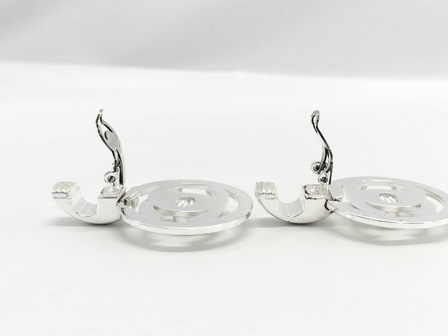 CHANEL Coco Mark Turn Lock Earrings 97P Earrings