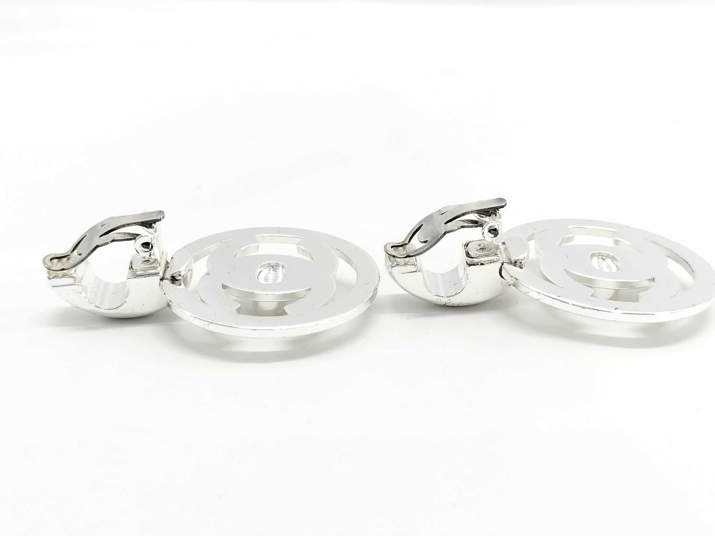 CHANEL Coco Mark Turn Lock Earrings 97P Earrings