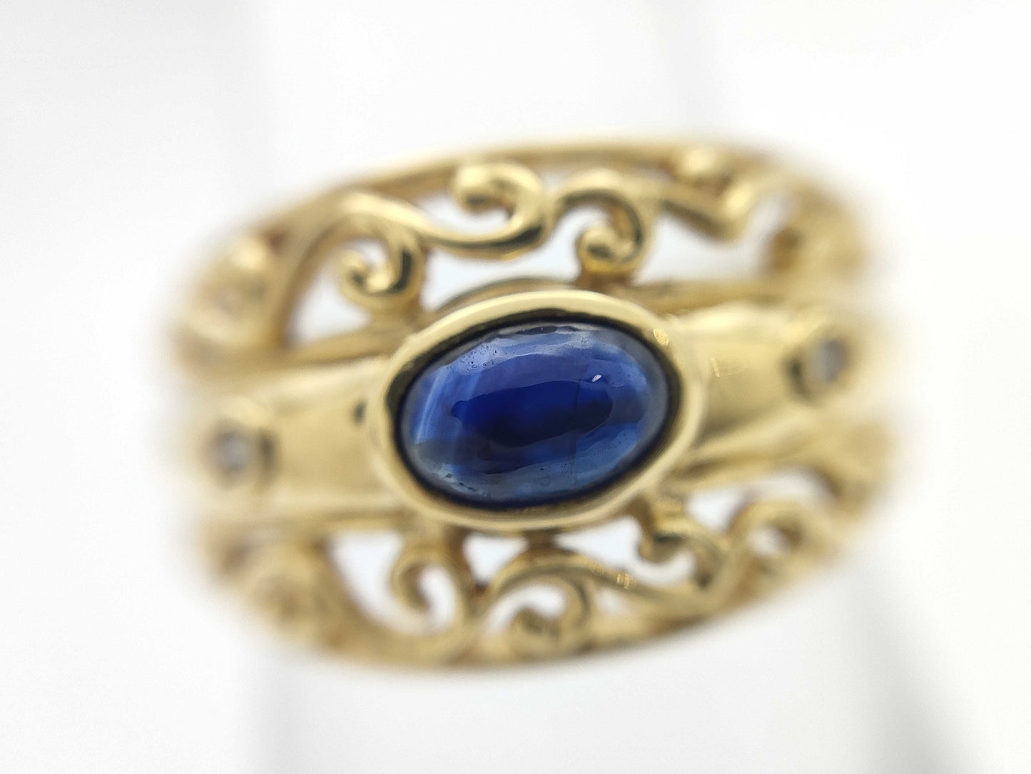 S 0.78ct D 0.03ct K18 5.7g Ring