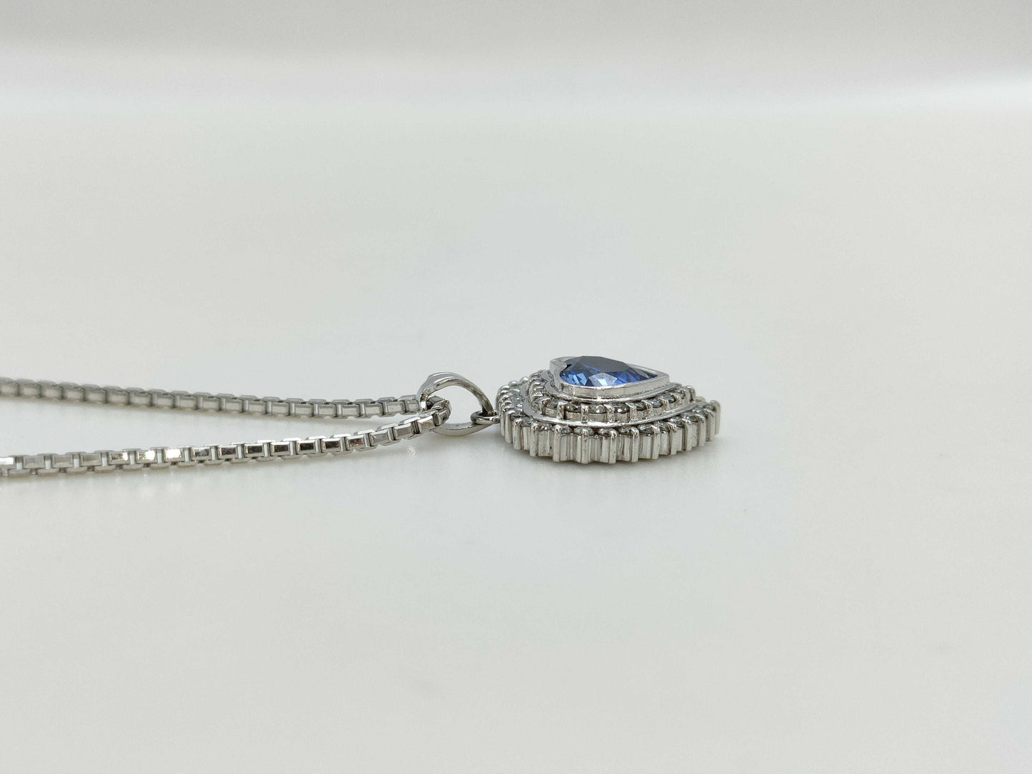 S2.53ct D0.65ct PT900/850 12.6g Necklace