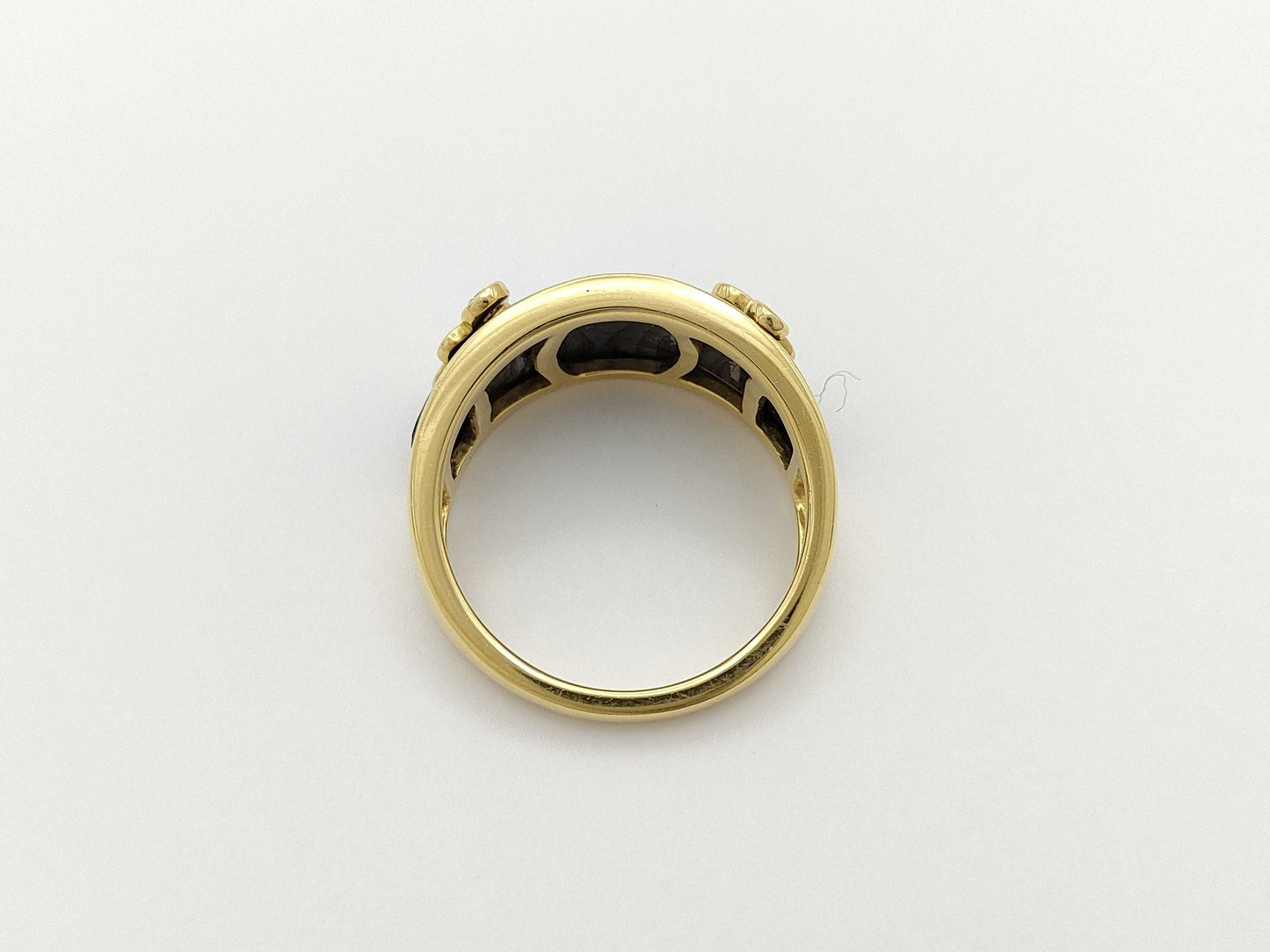Colored Stone D0.20ct K18 5.0g Ring