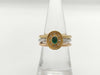 Cabochon E0.22ct D0.04ct K18/PT900 10.3g Ring