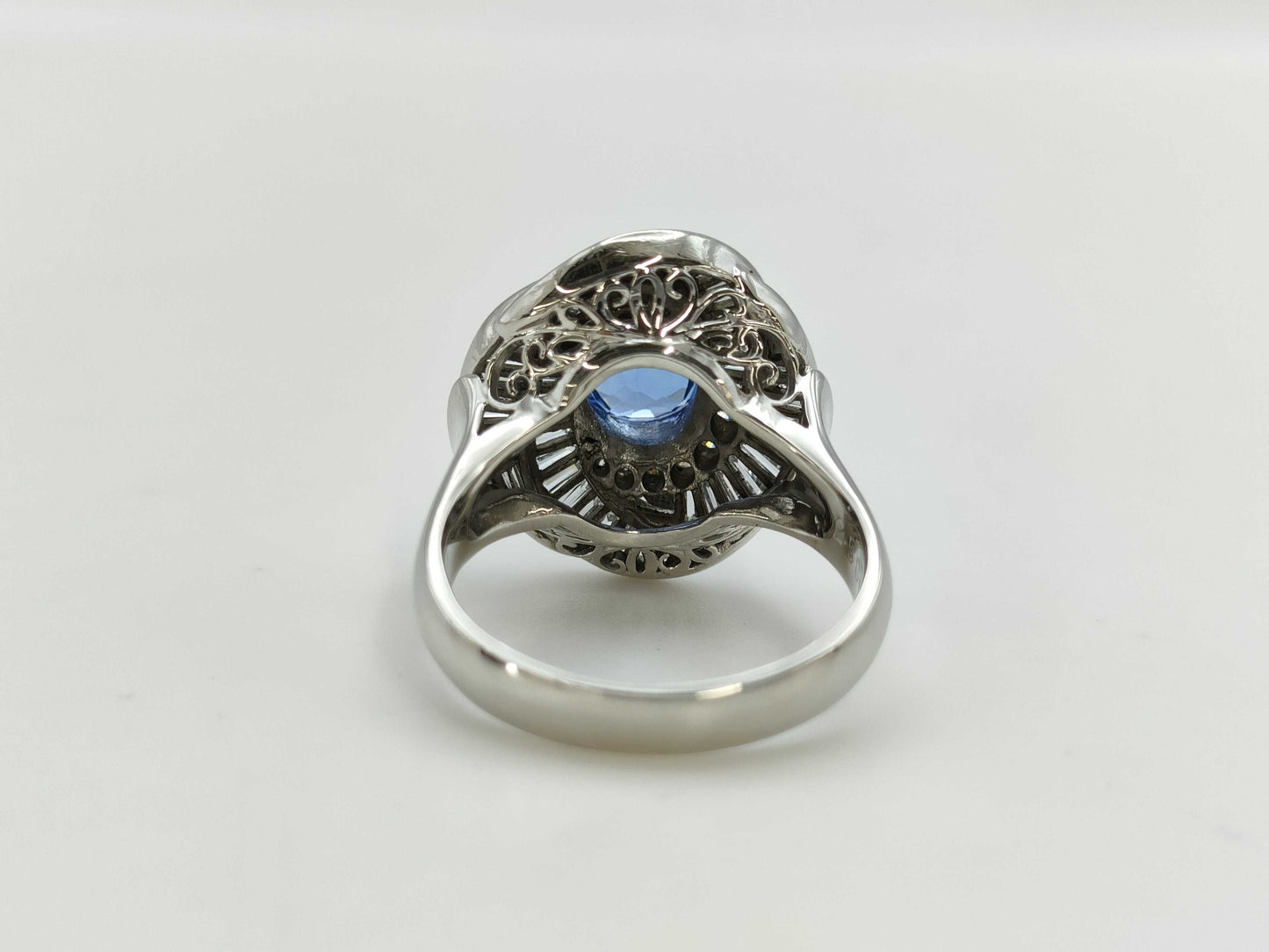 S2.58ct D1.34ct PT900 12.4g Ring