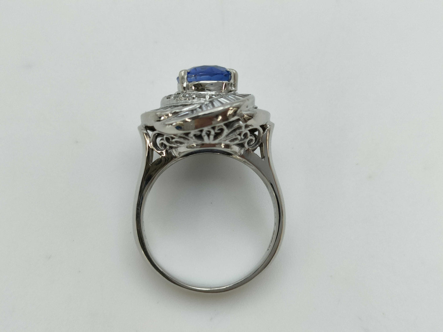 S2.58ct D1.34ct PT900 12.4g Ring