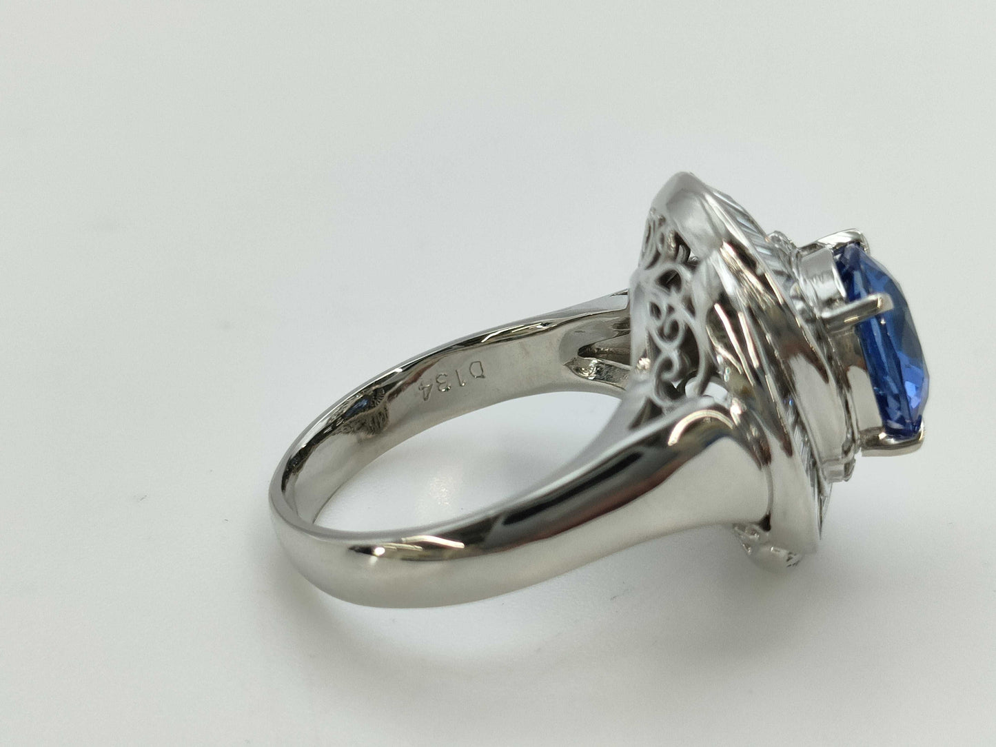 S2.58ct D1.34ct PT900 12.4g Ring