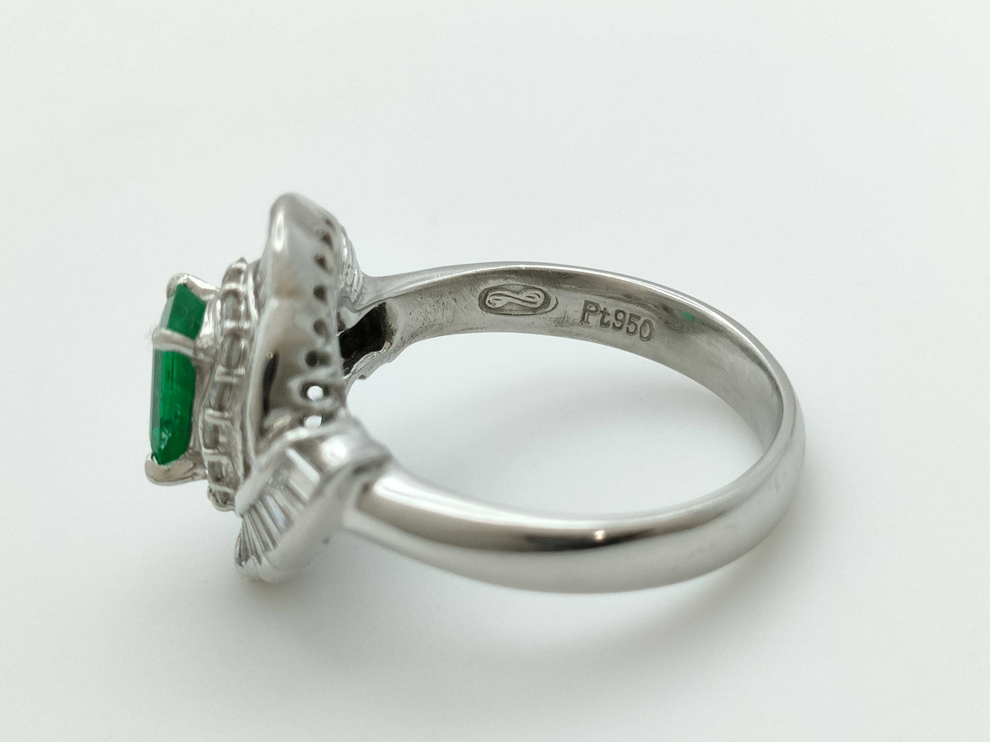 E0.6ct D0.71ct PT950 8.5g Ring