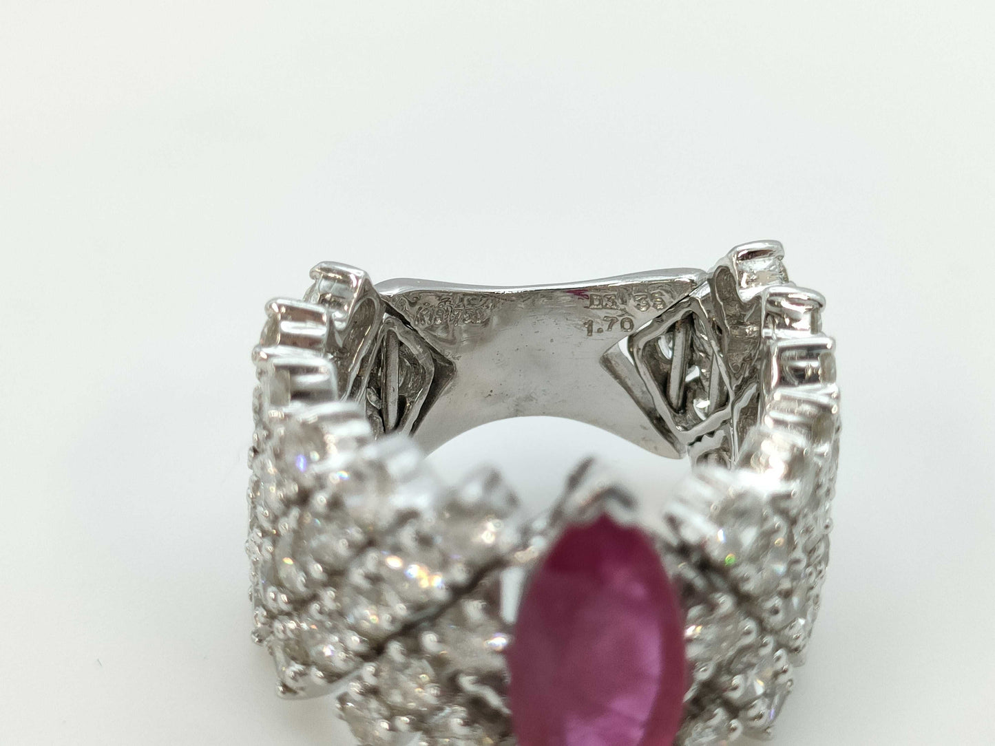 R1.7ct D3.35ct 750 9.6g Ring
