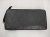 LOUIS VUITTON Monogram Empreinte Zippy Wallet Noir Wallet