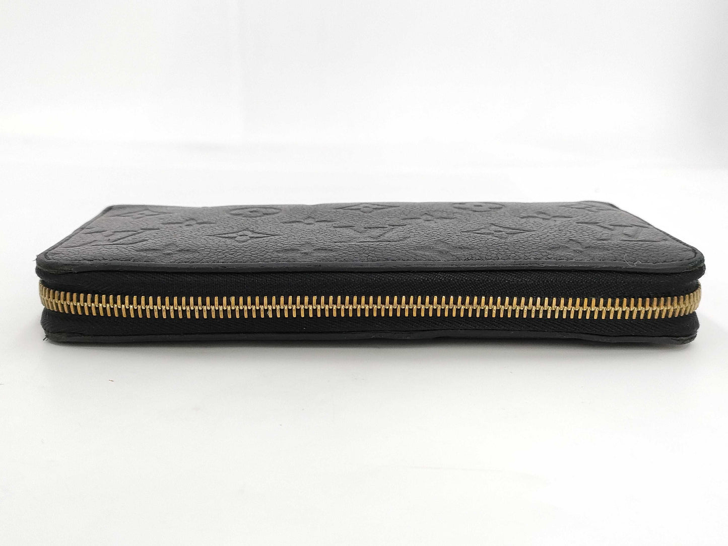 LOUIS VUITTON Monogram Empreinte Zippy Wallet Noir Wallet