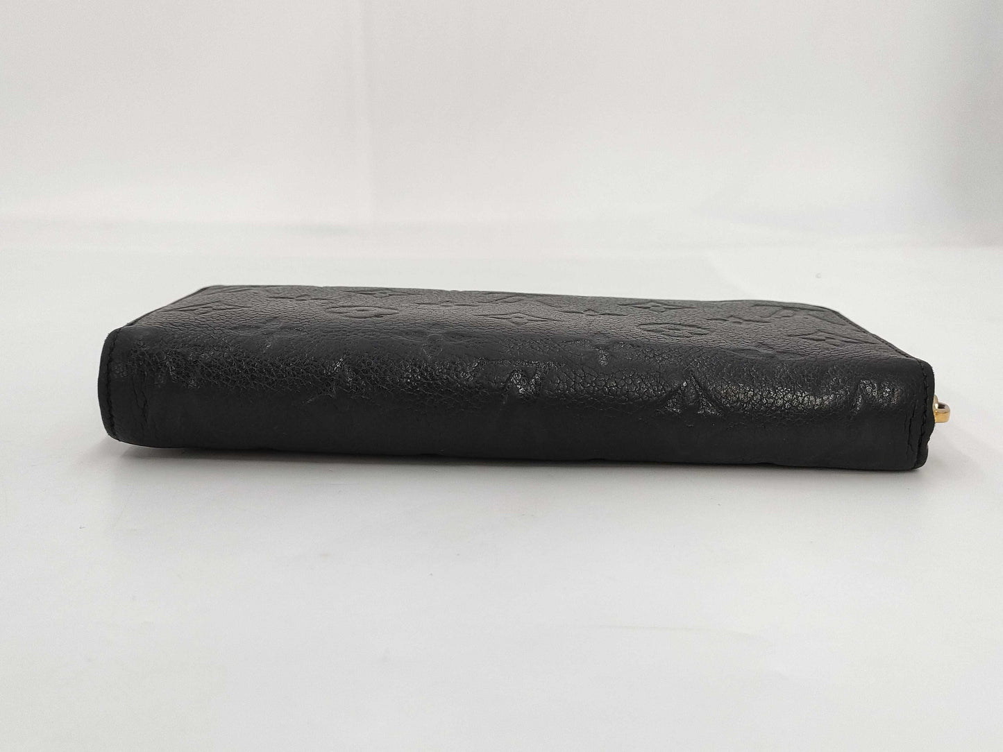 LOUIS VUITTON Monogram Empreinte Zippy Wallet Noir Wallet