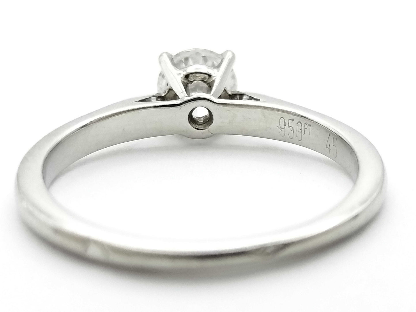 Cartier Solitaire #45 D0.29ct Pt950 2.0g Ring
